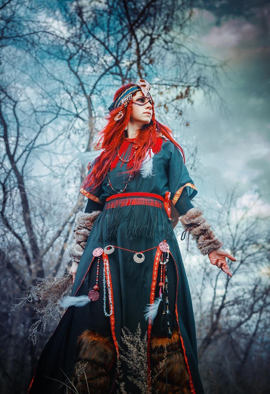 Girls in Slavic costumes underwear in Dodoma