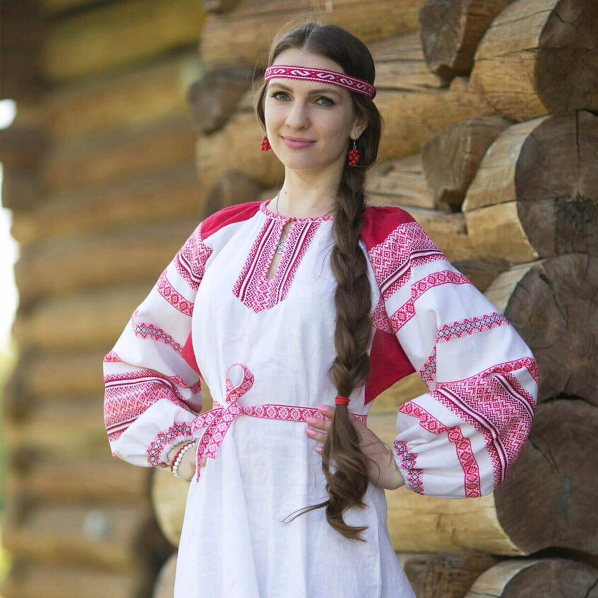 Girls in Slavic costumes in Dodoma