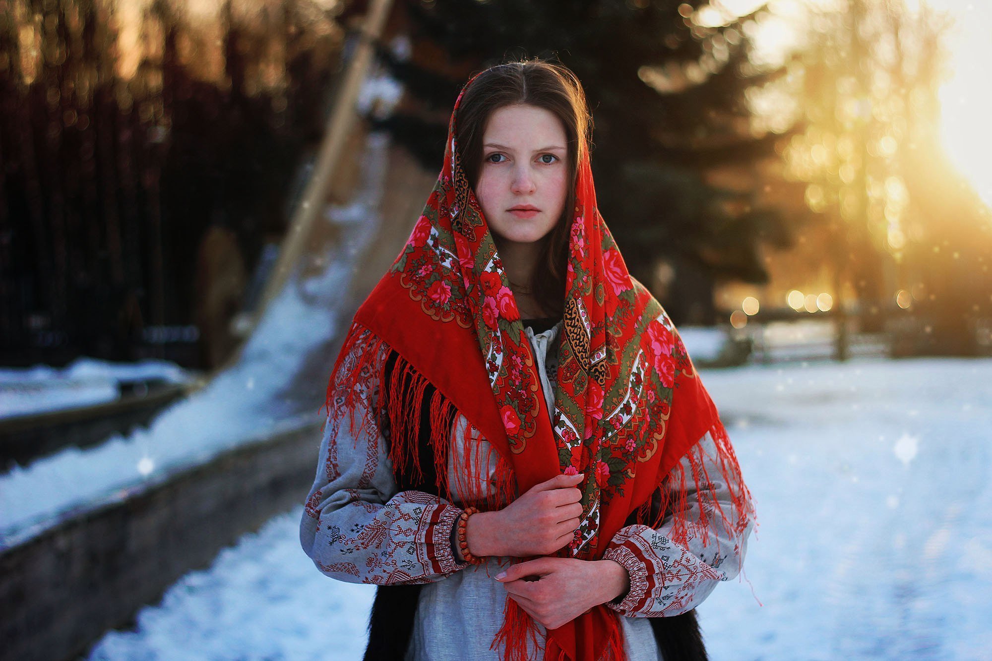 Girls in Slavic costumes in Dodoma