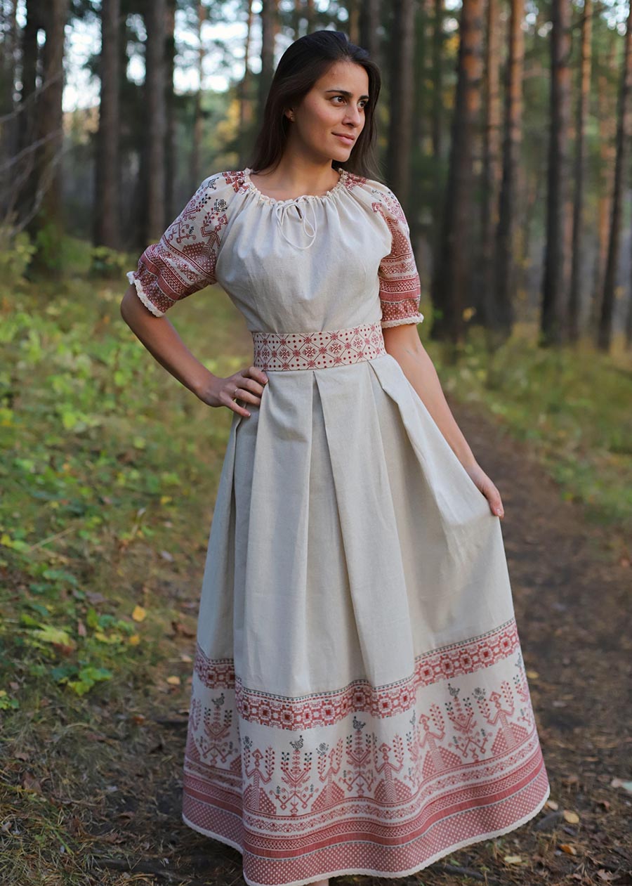 Girls in Slavic costumes in Dodoma