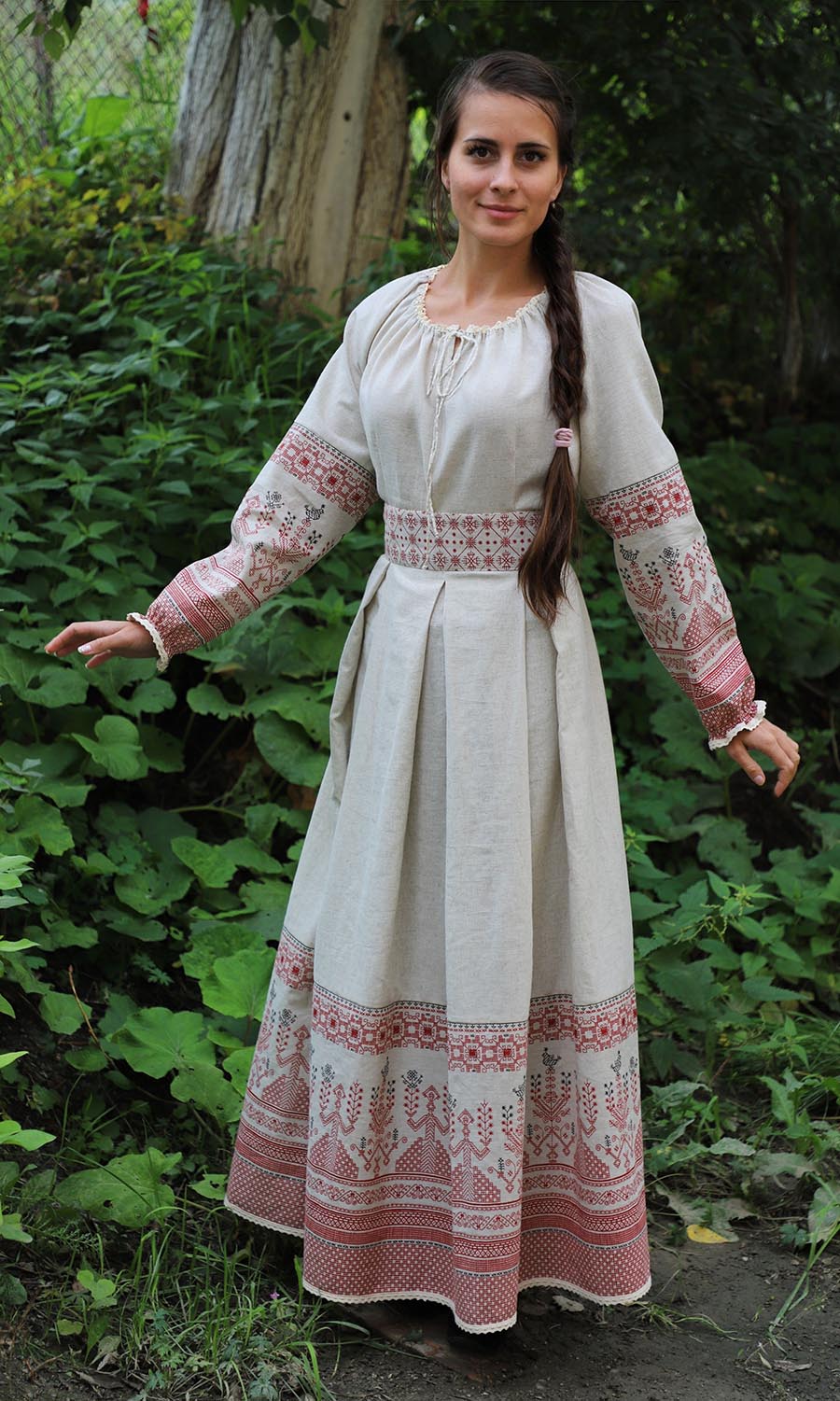 Girls in Slavic costumes in Dodoma