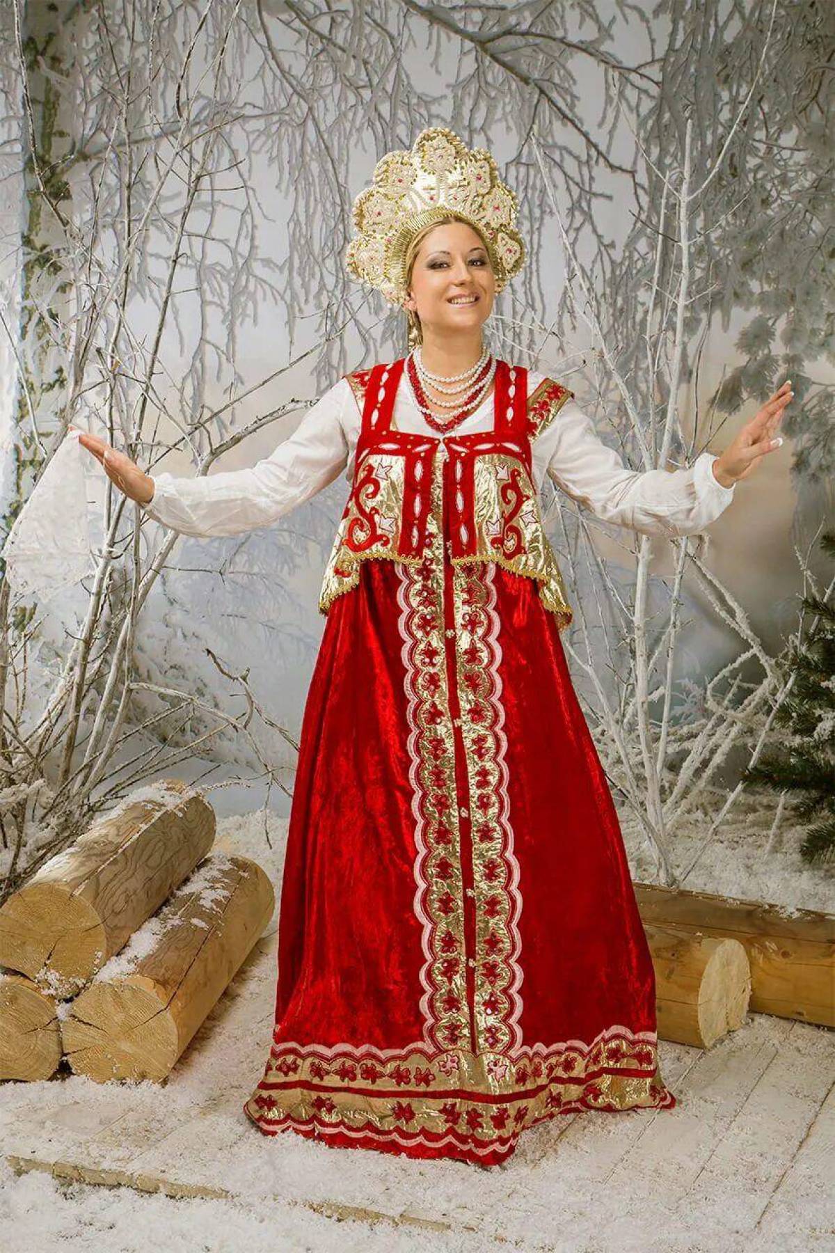 Girls in Slavic costumes in Dodoma